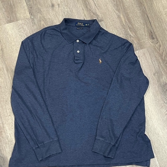 Polo Ralph Lauren XXL Soft Pima Cotton Long Sleeve Super Soft Polo Shirt - Picture 2 of 7
